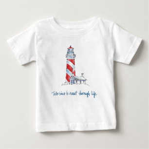 T-shirt Pour Bébé La citation côtière   prennent du temps de marcher