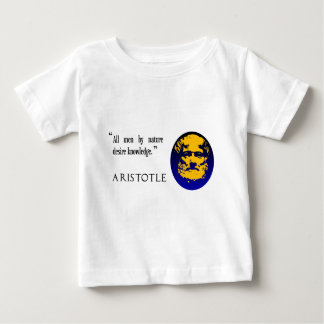 T-shirt Pour Bébé La connaissance d'Aristote