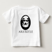 T-shirt Pour Bébé La connaissance d'Aristote (Dos)