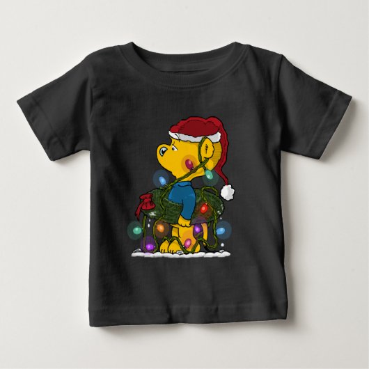 T-shirt Pour Bébé La couronne de Noël de Ferald (Devant)