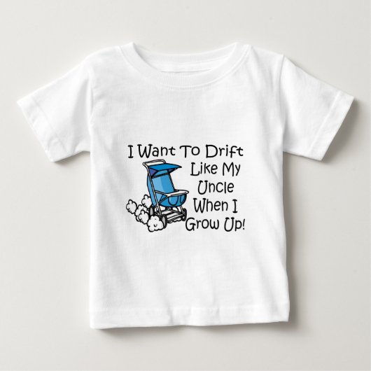 T-shirt Pour Bébé la dérive aiment mon oncle (Devant)