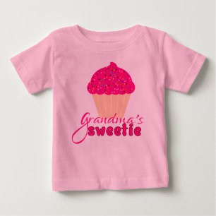 T-shirt Pour Bébé La douce maman de grand-mère
