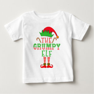 T-shirt Pour Bébé La famille de Noël des elfes grincheux qui corresp