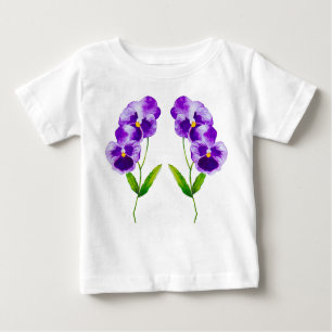 T-shirt Pour Bébé 'La fête du Pansy' sur un Ted de Rouffle Toddler (