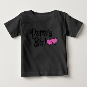 T-shirt Pour Bébé La fille de papa