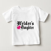 T-shirt Pour Bébé La fille de Welder (Devant)