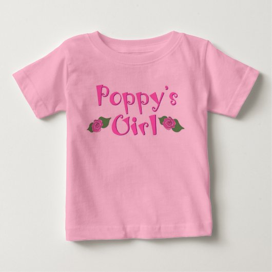 T-shirt Pour Bébé La fille du pavot (Devant)