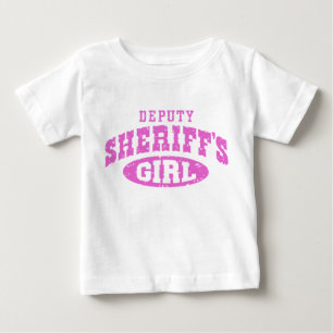 T-shirt Pour Bébé La fille du shérif adjoint