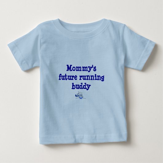 T-shirt Pour Bébé La future copine courante de la maman (Devant)