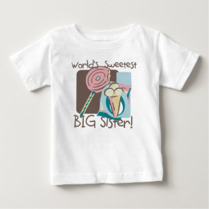 T-shirt Pour Bébé La grande sœur la plus douce du monde