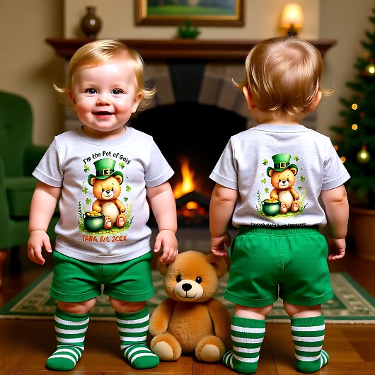 T-shirt Pour Bébé La journée de la St. Paddy Pot o’ Giggles