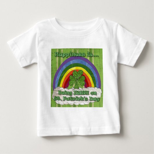 T-shirt Pour Bébé La Journée de Saint Patrick (Devant)