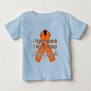 T-shirt Pour Bébé La leucémie, je me bats