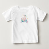 T-shirt Pour Bébé La Licorne de Rêve (Devant)