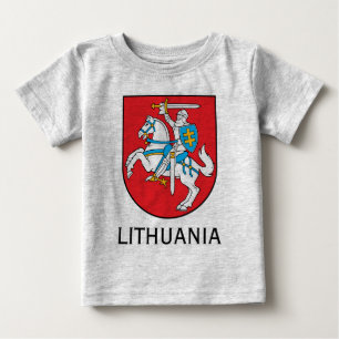 T-shirt Pour Bébé La Lithuanie - le Lietuva - le Vytis