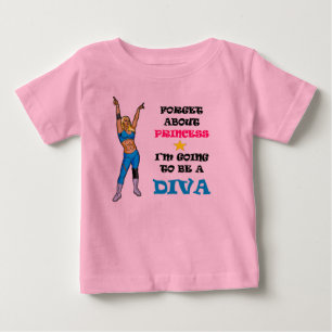 T-shirt Pour Bébé La lutte Diva Tutu