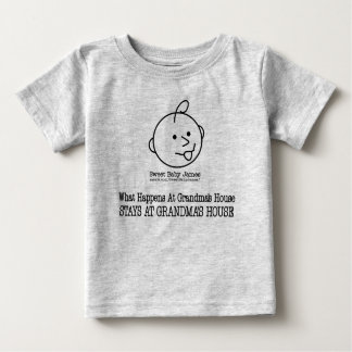T-SHIRT POUR BÉBÉ LA MAISON DE LA GRAND-MAMAN