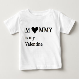 T-shirt Pour Bébé La maman est mon nourrisson de bébé de Valentine