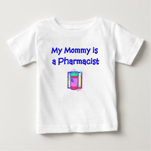 T-shirt Pour Bébé La maman est un T-shirt de bébé de pharmacien