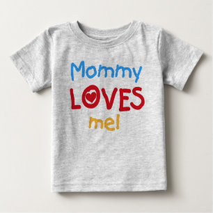 T-shirt Pour Bébé La maman m'aime