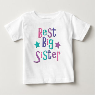 T-shirt Pour Bébé La meilleure grande soeur