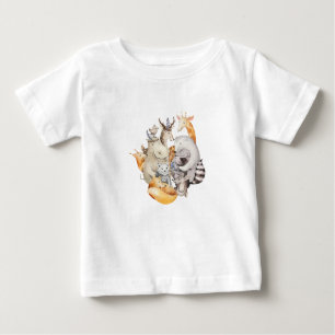 T-shirt Pour Bébé La ménagerie animale