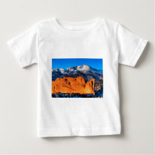 T-shirt Pour Bébé La montagne de l'Amérique au lever du soleil