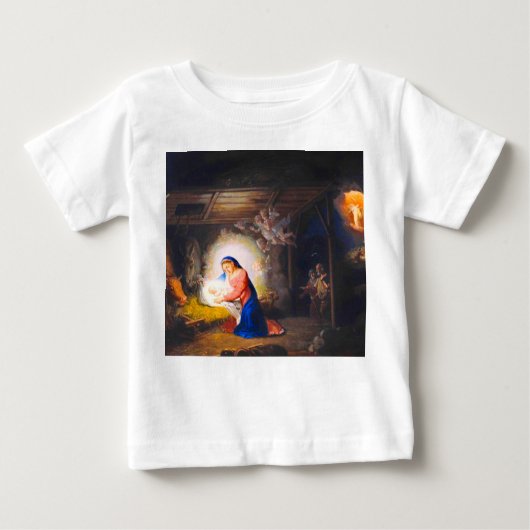 T-shirt Pour Bébé La Nativité du Christ (Devant)