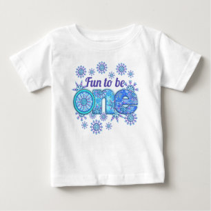 T-shirt Pour Bébé La neige gelée amusante pour être un