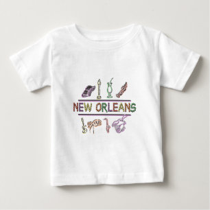 T-shirt Pour Bébé La Nouvelle-Orléans