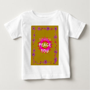 T-shirt Pour Bébé La Paix Inspirante Soyez Avec Vous Design Vector A