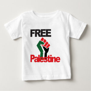 T-shirt Pour Bébé La Palestine libre - فلسطينعلم - drapeau