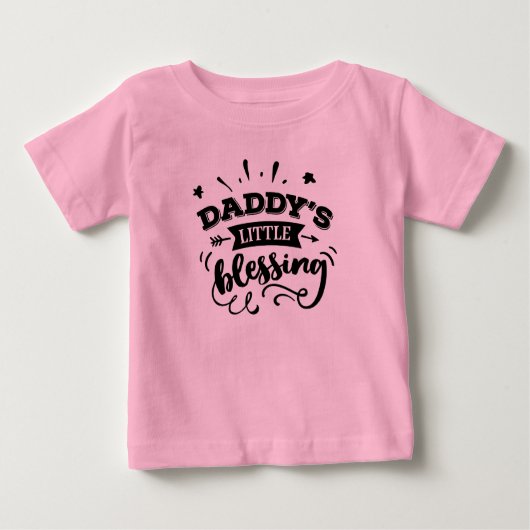 T-shirt Pour Bébé La petite bénédiction de papa (Devant)