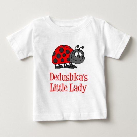 T-shirt Pour Bébé La petite dame de Dedushka (Devant)