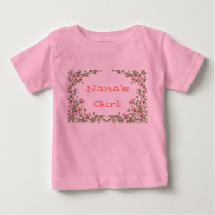 T-shirt Pour Bébé La petite fille de la grand-mère de Nana