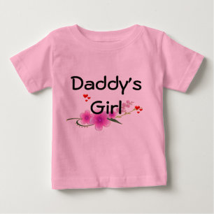 T-shirt Pour Bébé La petite fille de papa à manches longues