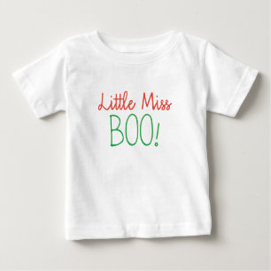 T-shirt Pour Bébé La petite Miss Boo Cute Halloween