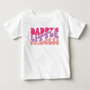 T-shirt Pour Bébé La petite princesse à papa
