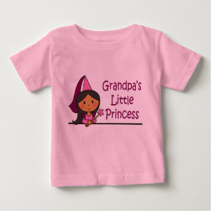 T-shirt Pour Bébé La petite princesse du grand-papa