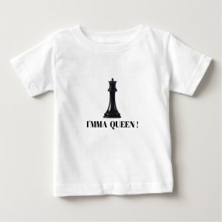 T-shirt Pour Bébé La petite reine va mettre le feu