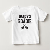 T-shirt Pour Bébé La petite route de papa personnalisée (Devant)