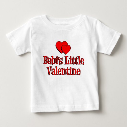 T-shirt Pour Bébé La petite Saint Valentin de Babi (Devant)