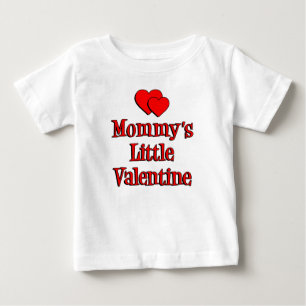 T-shirt Pour Bébé La petite Valentine de maman