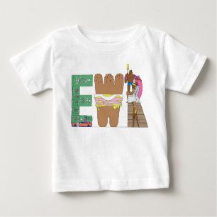 T-shirt Pour Bébé La pièce en t   NEWARK, NJ (EWR) du bébé