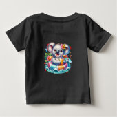 T-shirt Pour Bébé La plage appelle et je dois aller-76767 (Dos)