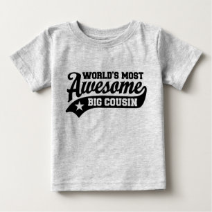 T-shirt Pour Bébé La plus grande cousine du monde