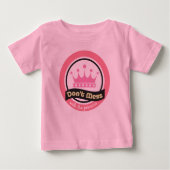 T-shirt Pour Bébé La princesse (Devant)