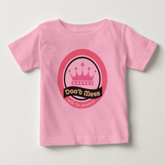 T-shirt Pour Bébé La princesse (Devant)