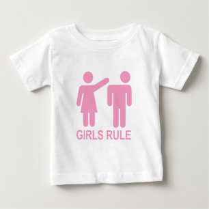 T-shirt Pour Bébé La règle des filles
