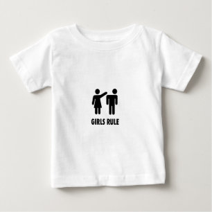 T-shirt Pour Bébé La règle des filles